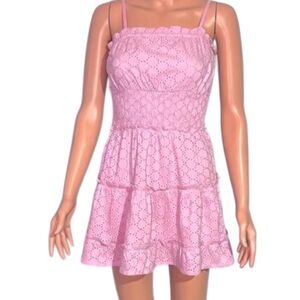 SIM AND SAM summer mini Boho dress -Lilac - Size : S